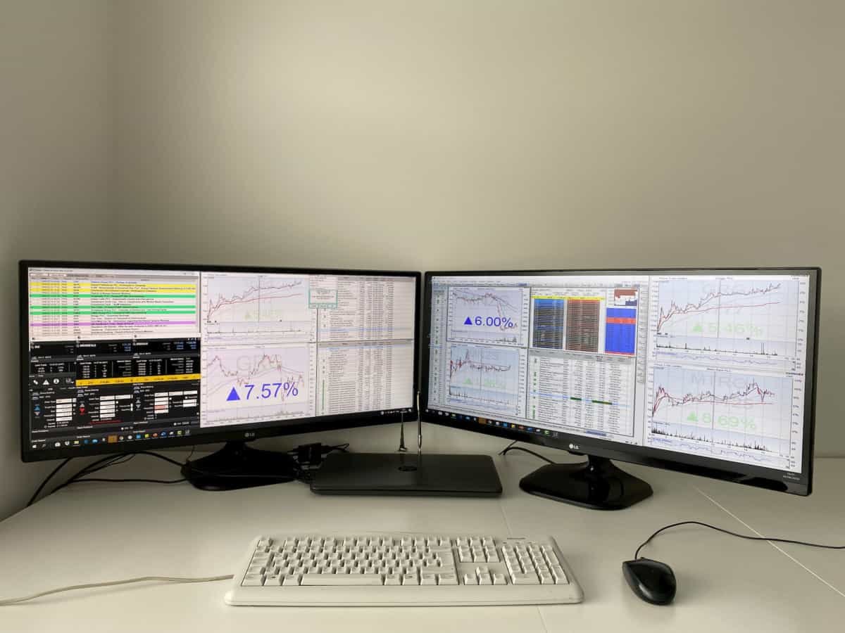 Trading software setup