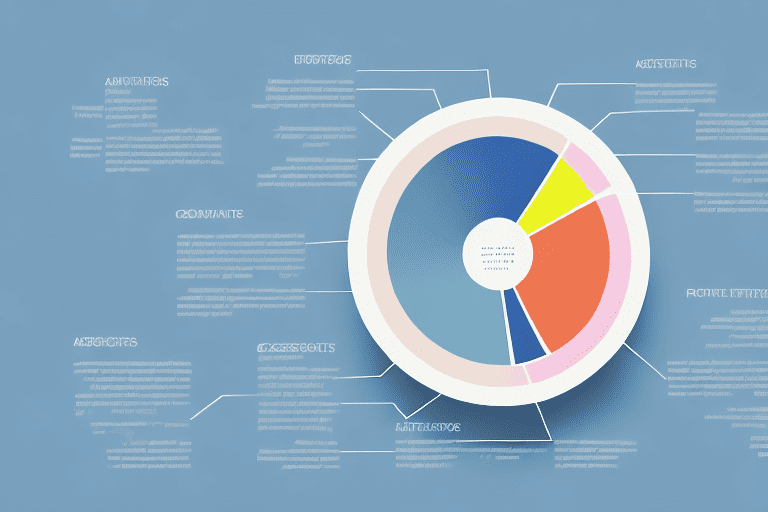 A pie chart showing the breakdown of assets and their associated returns
