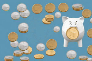 A stack of coins