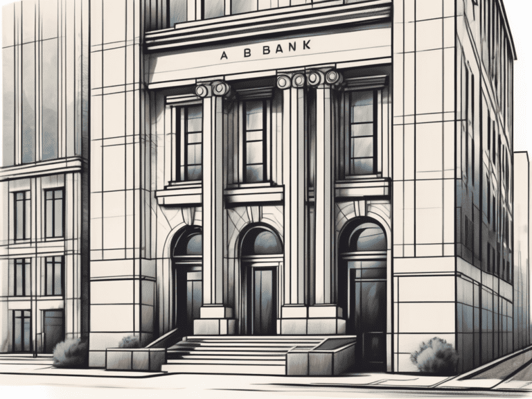 A traditional bank transforming into a modern building