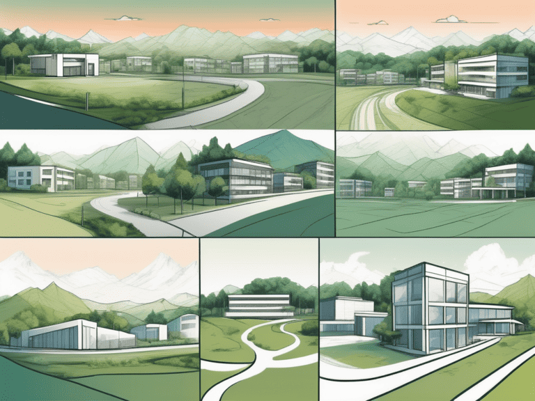 Various stages of a settlement development