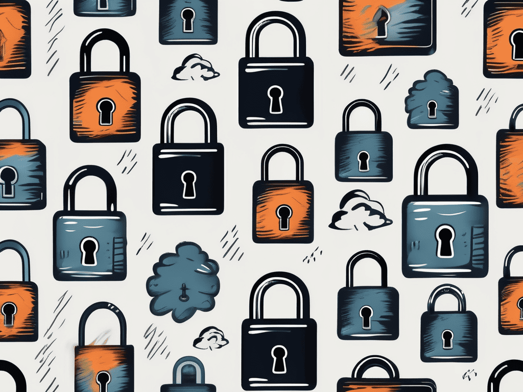 A padlock symbolizing security