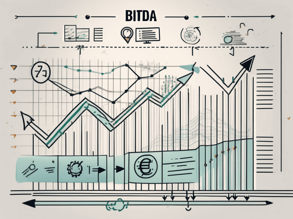 A financial ledger with symbolic icons representing earnings