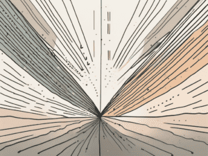 Two parallel lines representing different yield rates