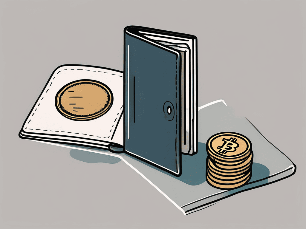 A wallet with a single