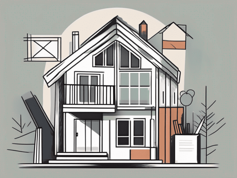 A variety of items such as a house