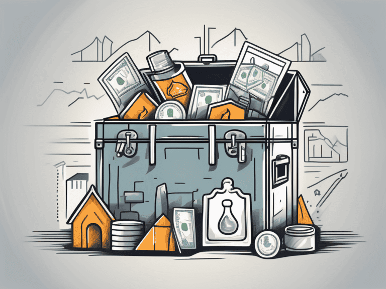 A diverse portfolio of assets including stocks
